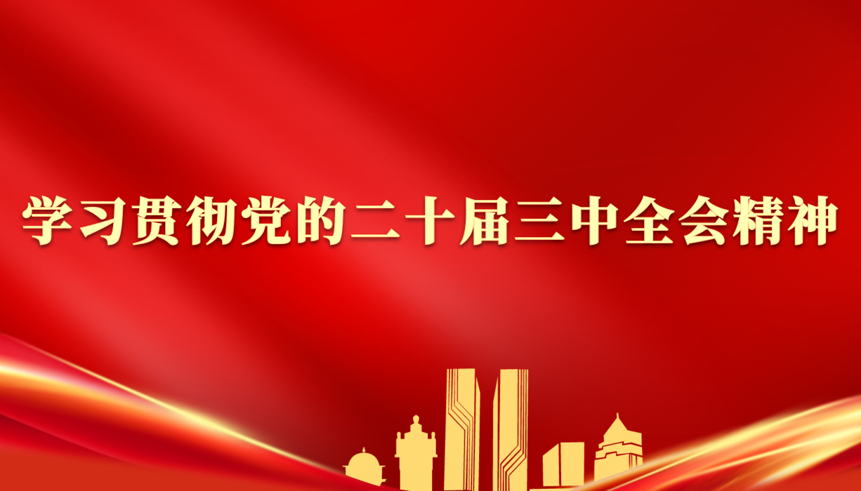 學習貫徹黨的二十屆三中全會精神